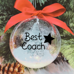 Best Coach - 10cm Acrylic Bauble