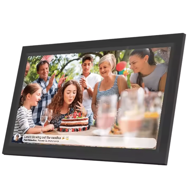 DIGITALFRAME.png Black Digital Photo Frame - Image 1