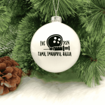 IVF... Tama, Imħabba, Ħajja - 8cm Glass Bauble
