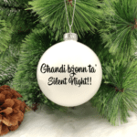 Għandi Bżonn ta' Silent Night - 8cm Glass Bauble