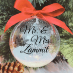 Spouses Personalised with Name - 10cm Acrylic Bauble