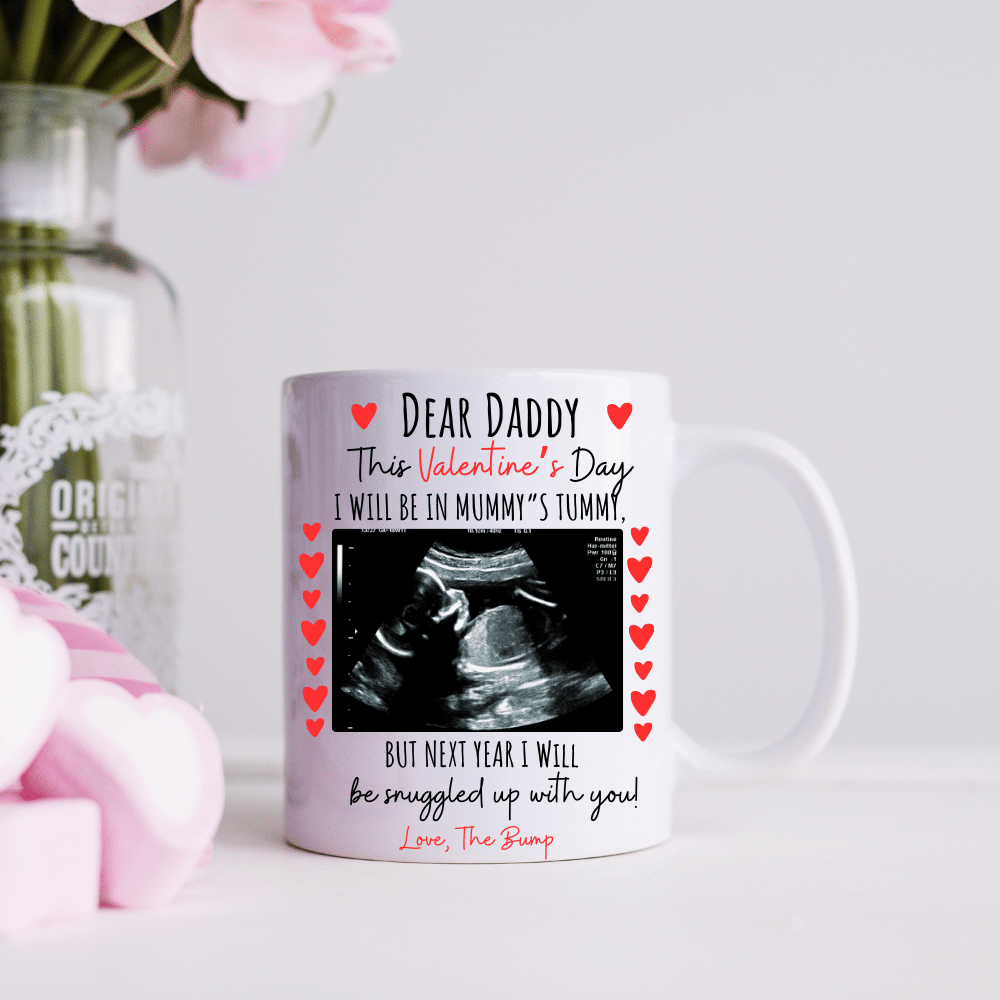 Dear Daddy Valentine's - Personalised with Photo Mug