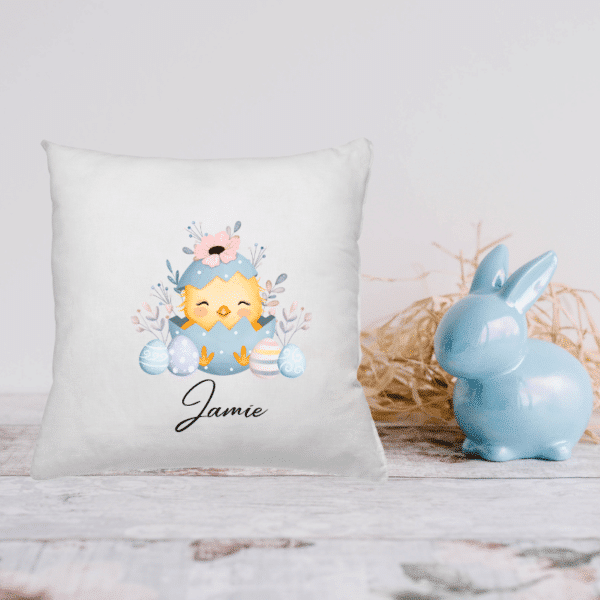 Blue Chick - Personalised Cushion