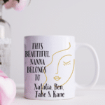 Beautiful Nanna - Personalised Mug