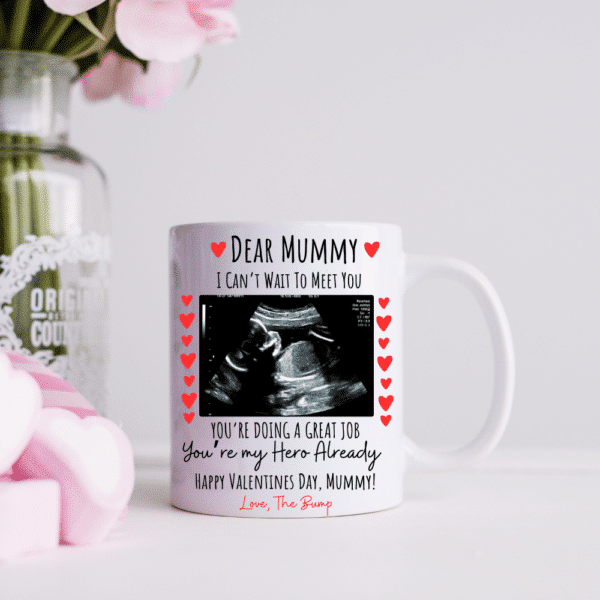 Dear Mummy Valentine's - Personalised with Photo Mug