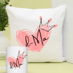 Crowned Ma - Mug & Cushion Set