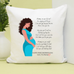Baby Bump Blue - Cushion