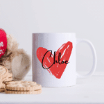 Name in Heart - Personalised Mug