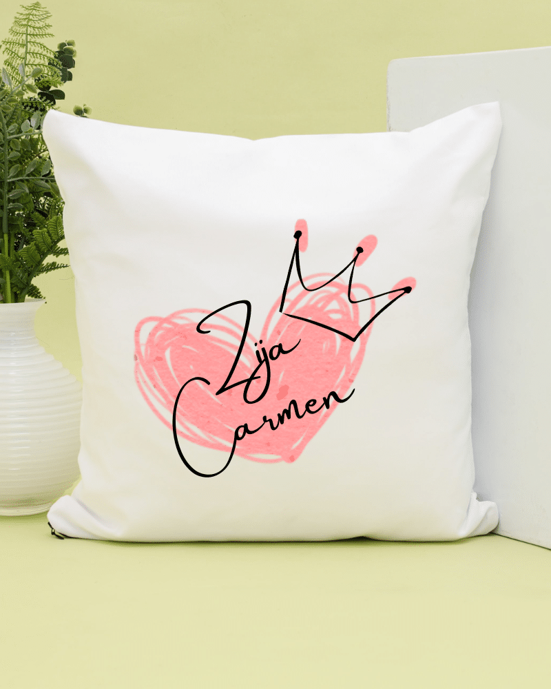 Crowned Zija - Personalised Cushion