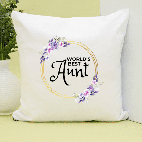 World's Best Aunt - Cushion
