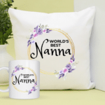 World's Best Nanna - Mug & Cushion Set