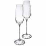 Silver Crystals - Champagne Flutes - Image 2