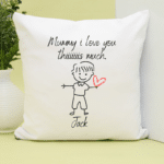 I Love You Mummy - Boy Cushion