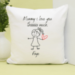 I Love You Mummy - Girl Cushion
