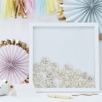 Guest Book - Wooden Square Frame Alternative