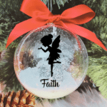 Personalised with Name Fairy - 10cm Acrylic Bauble