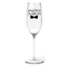 Aaron's Personalised Champagne Flute