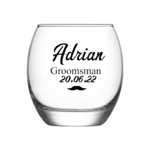 Adrian's Personalised Whiskey Glass
