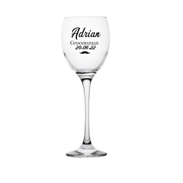 Adrian's Personalised Wine Glass