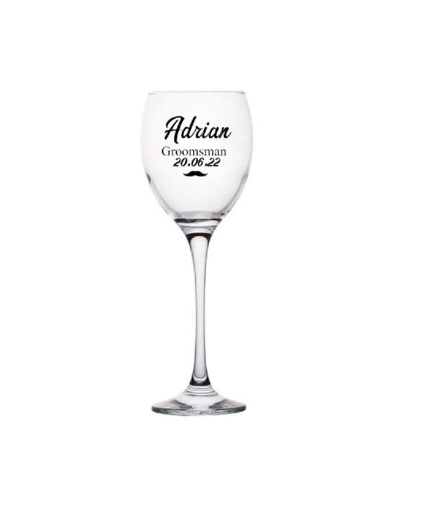 Adrian's Personalised Wine Glass
