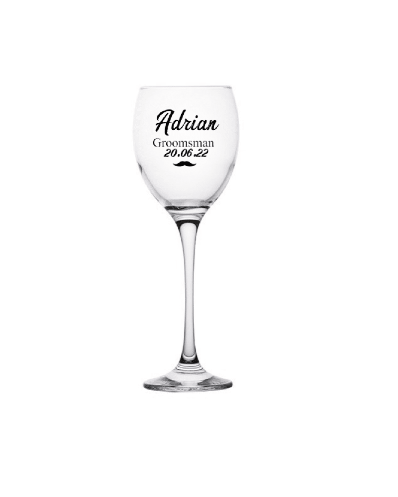 Adrian's Personalised Wine Glass