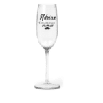 Adrian's Personalised Champagne Flute