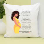 Baby Bump Yellow - Cushion