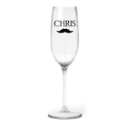 Chris's Personalised Champagne Flute