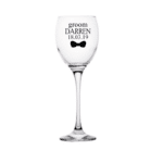 Darren's Personalised Wine Glass
