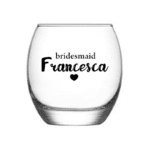 Francesca's Personalised Whiskey Glass