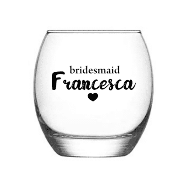 Francesca's Personalised Whiskey Glass