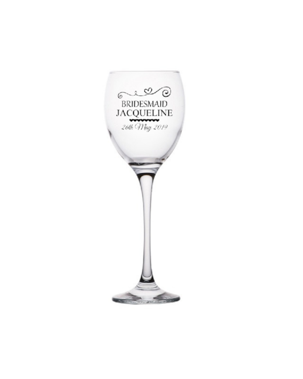 Jacqueline's Personalised Wine Glass