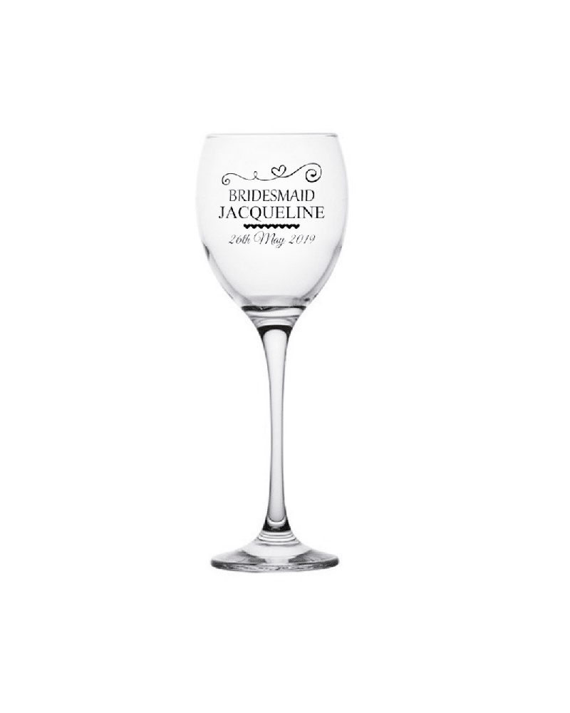 Jacqueline's Personalised Wine Glass