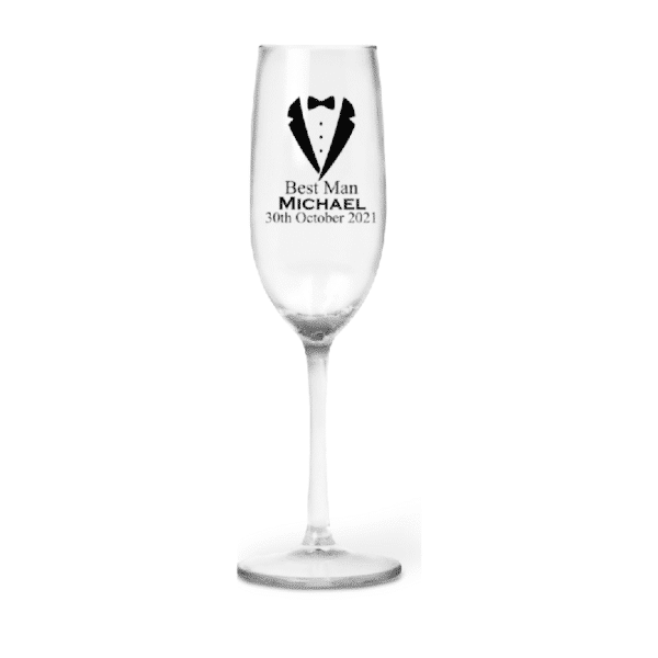 Michael's Personalised Champagne Flute