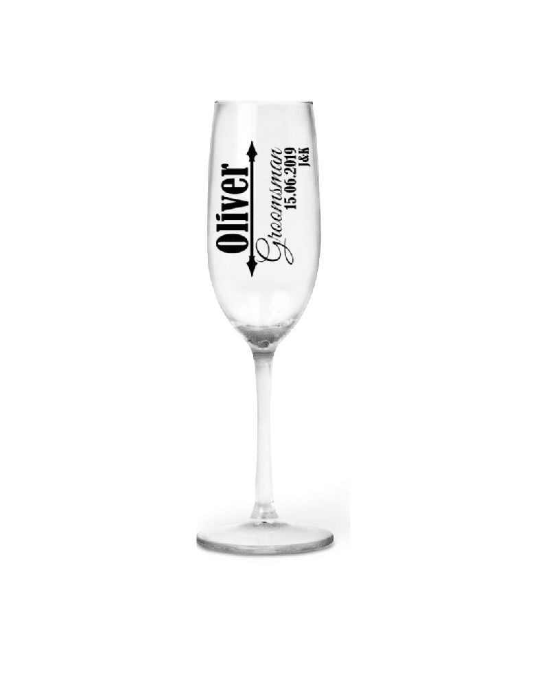 Oliver-s.png Oliver's Personalised Champagne Flute - Image 1