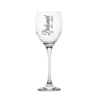 Role & Date Personalised Wine Glass