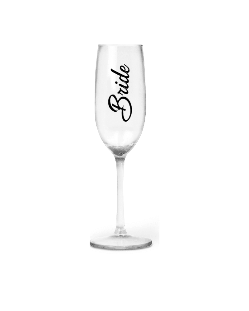 Role Personalised Champagne Flute