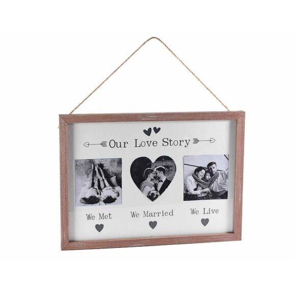 Our Love Story - Wooden Photo Frame