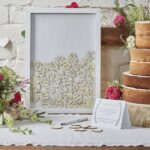 Guest Book - Rectangular Wooden Frame Alternative