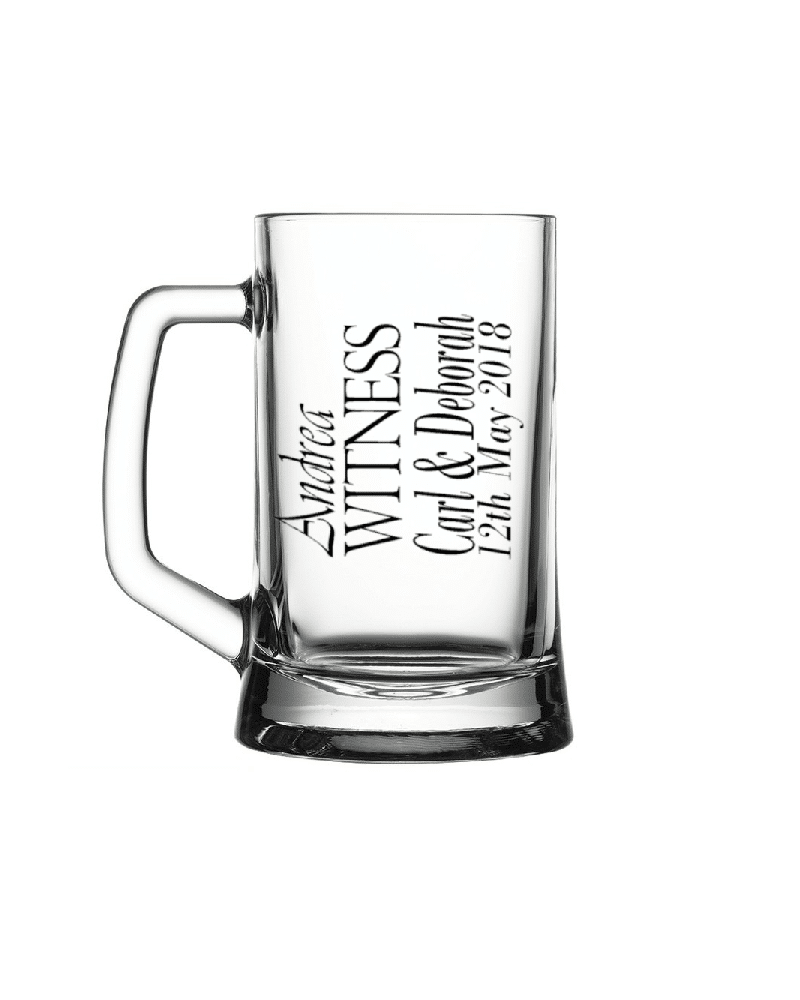 andreabeermug.png Andrea's Personalised Beer Mug - Image 1