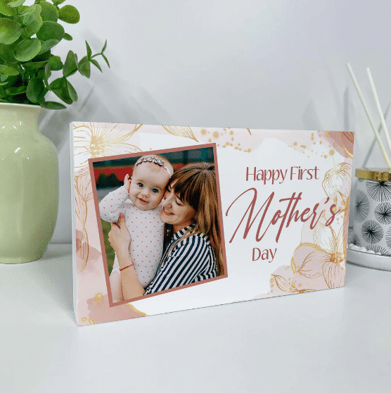 Happy Mother's Day - Personalised Wooden Block