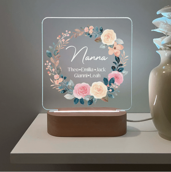 Personalised Mother's Day Lamp - Nanna