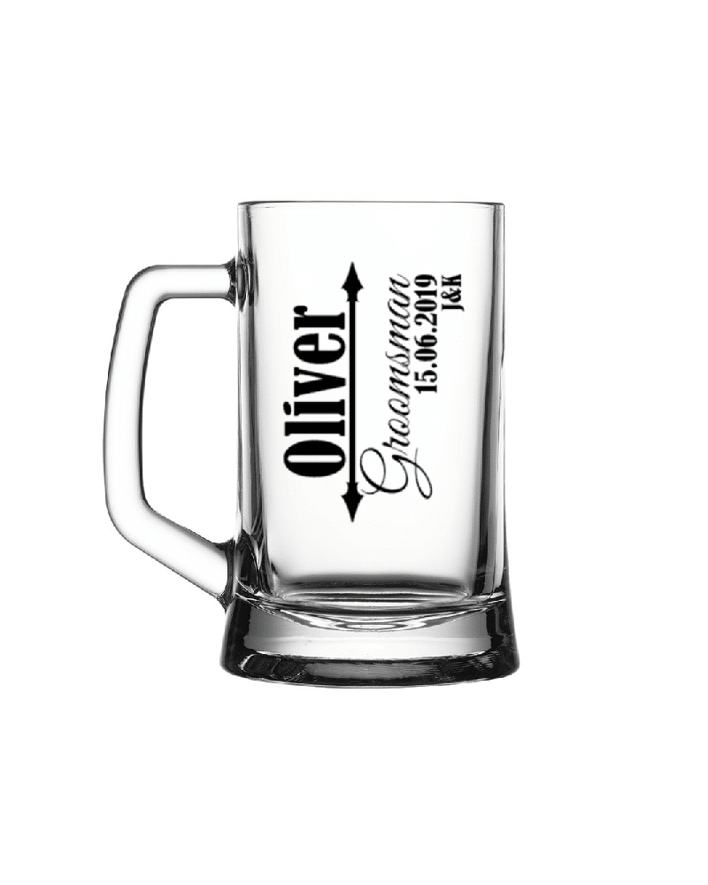 oliverbeermug.png Oliver's Personalised Beer Mug - Image 1