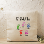 Iz-Ziju Ta' - Personalised Hand Print Cushion