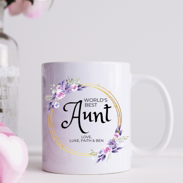 World's Best Aunt - Personalised Mug