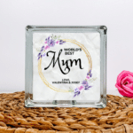 World's Best Mother - Personalised Glass Block