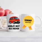 World's Best Bus Driver - Personalised Mug