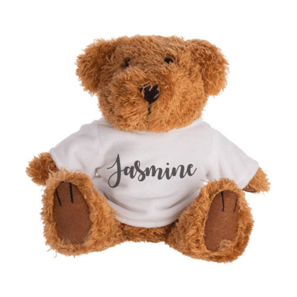 Plush Toy Personalised with Name - Caramel Bear
