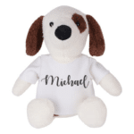 Plush Toy Personalised with Name - Dog