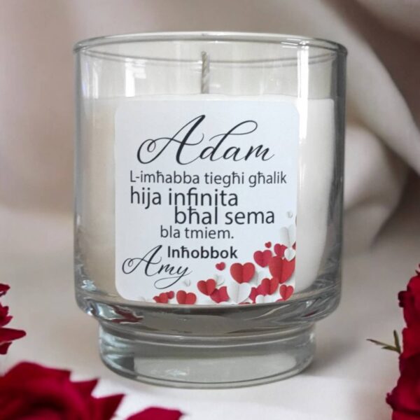 L-Imħabba Tiegħi Għalik – 225ml Massage Scented Candle